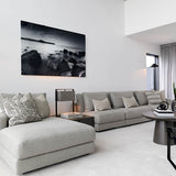 NOMAD ENKEL STRIPE Linen Putetrekk Artwood Pute
