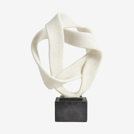 ROSALA skulptur til dekorasjon - h43 cm - svart/hvitt Nordal DECO ITEMS