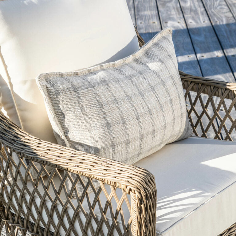 TRAVERSE ZINC/LINEN Putetrekk Artwood Pute