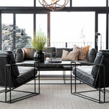 TRAVERSE BLACK/LINEN Putetrekk Artwood Pute