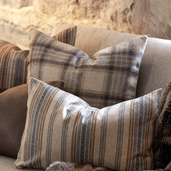 GLENSDALE CHECK DENIM putetrekk Artwood Pute