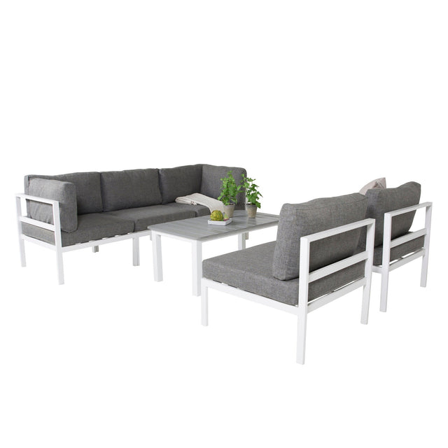 Sofa set Copacabana sett 5 deler - Parma bord Venture Design Loungegruppe