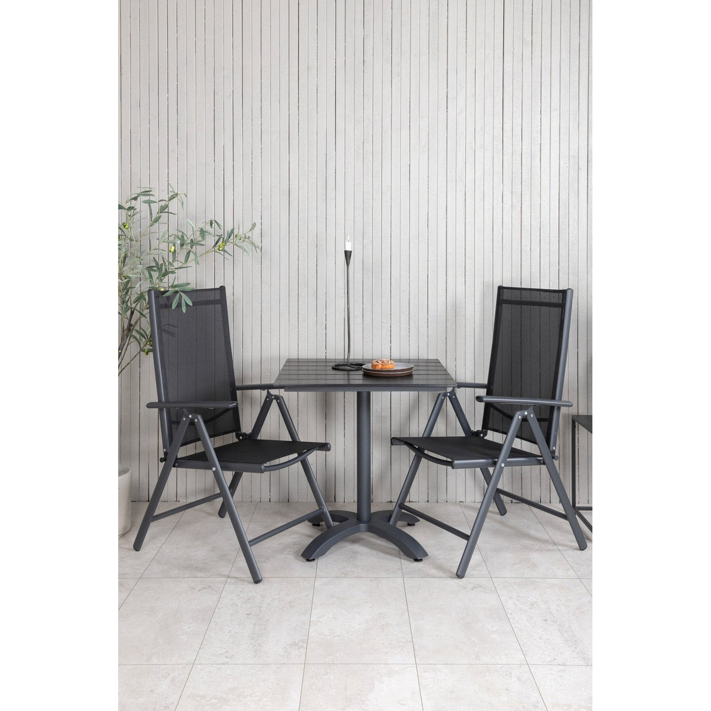 Colorado Cafébord 70*70 + Break stol Venture Design Spisegruppe