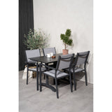 Denver Café Table 120*70 + Copacabana Lenestol Venture Design Spisegruppe