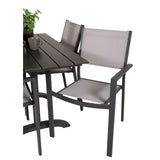 Denver Café Table 120*70 + Copacabana Lenestol Venture Design Spisegruppe
