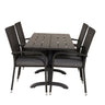 Denver Café Bord 120*70 + Anna Armstol Venture Design Spisegruppe