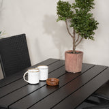 Denver Café Bord 120*70 + Anna Armstol Venture Design Spisegruppe