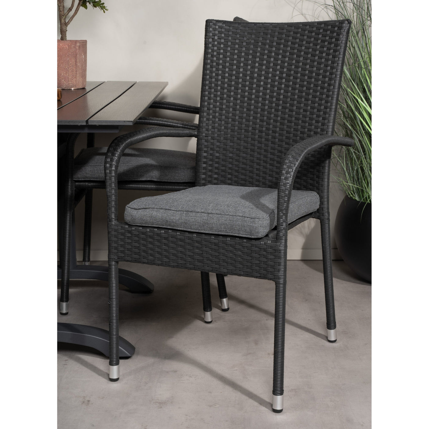 Denver Café Bord 120*70 + Anna Armstol Venture Design Spisegruppe