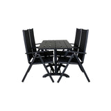 Denver Café bord 120*70 + Break Stol Venture Design Spisegruppe