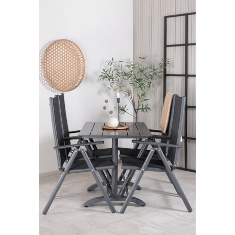 Denver Café bord 120*70 + Break Stol Venture Design Spisegruppe