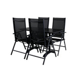 Denver Café bord 120*70 + Break Stol Venture Design Spisegruppe