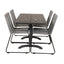 Denver Café Table 120*70 + Lindos spisestoler Venture Design Spisegruppe