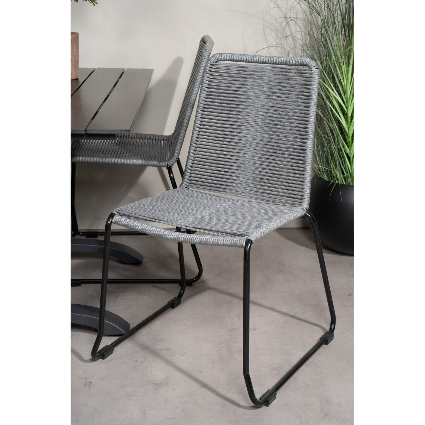 Denver Café Table 120*70 + Lindos spisestoler Venture Design Spisegruppe
