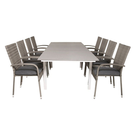 Levels bord 160/240 + Anna stoler Venture Design Spisegruppe