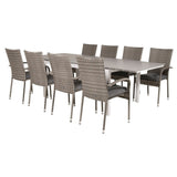 Levels bord 160/240 + Anna stoler Venture Design Spisegruppe