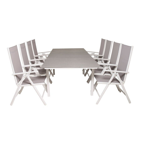 Levels bord 160/240 + Pause stoler Venture Design Spisegruppe