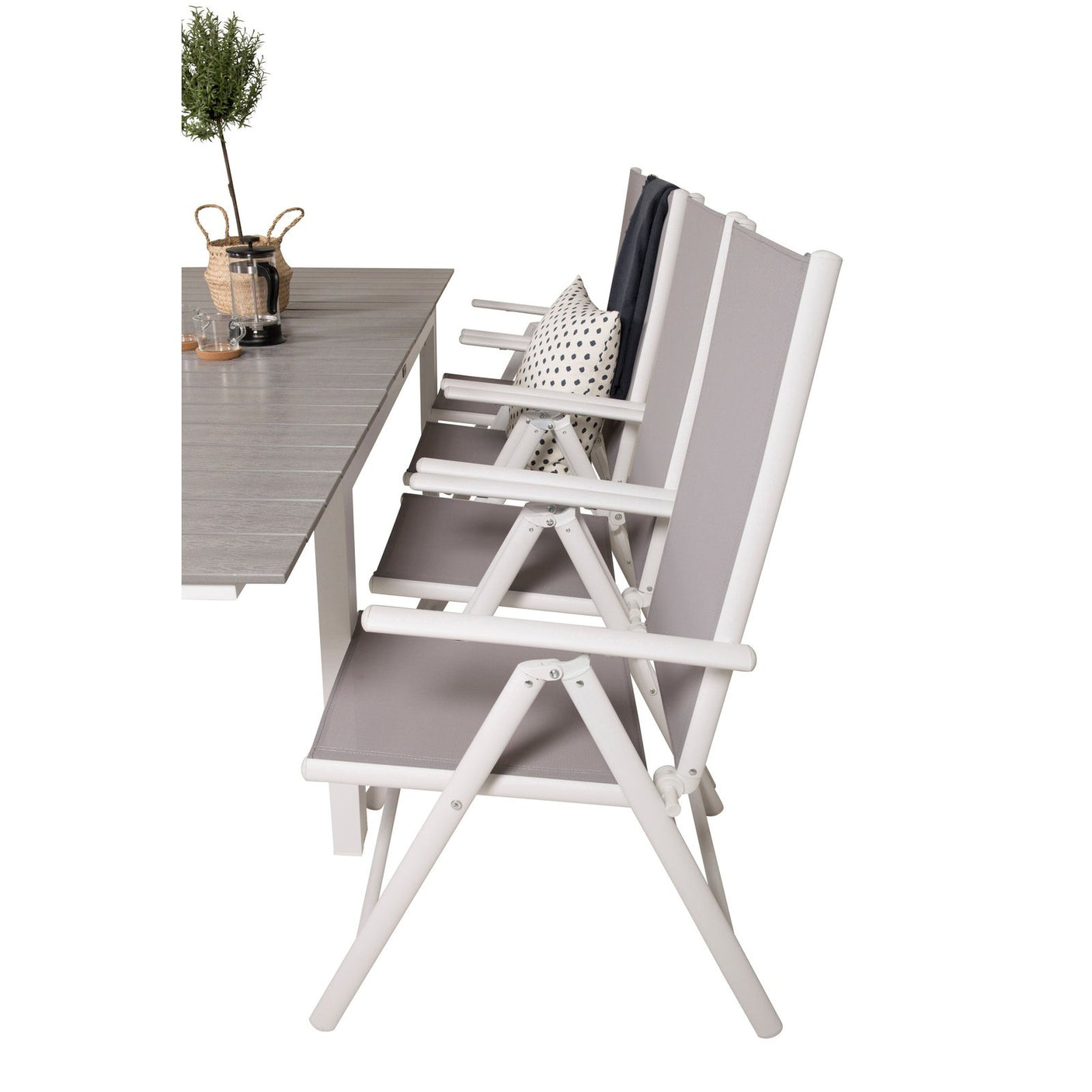 Levels bord 160/240 + Pause stoler Venture Design Spisegruppe