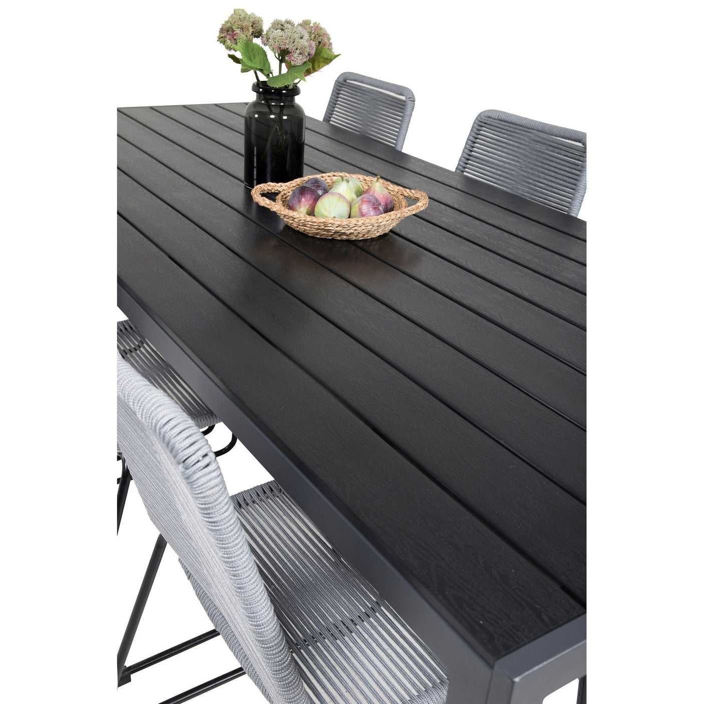 Break spisebord 205*90 + Lindos spisestoler Venture Design Spisegruppe