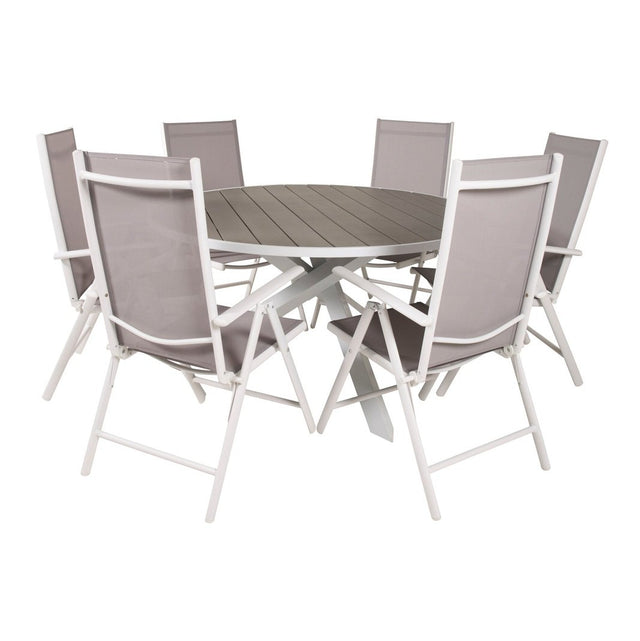Parma Bord ø 140 + Break stoler Venture Design Spisegruppe