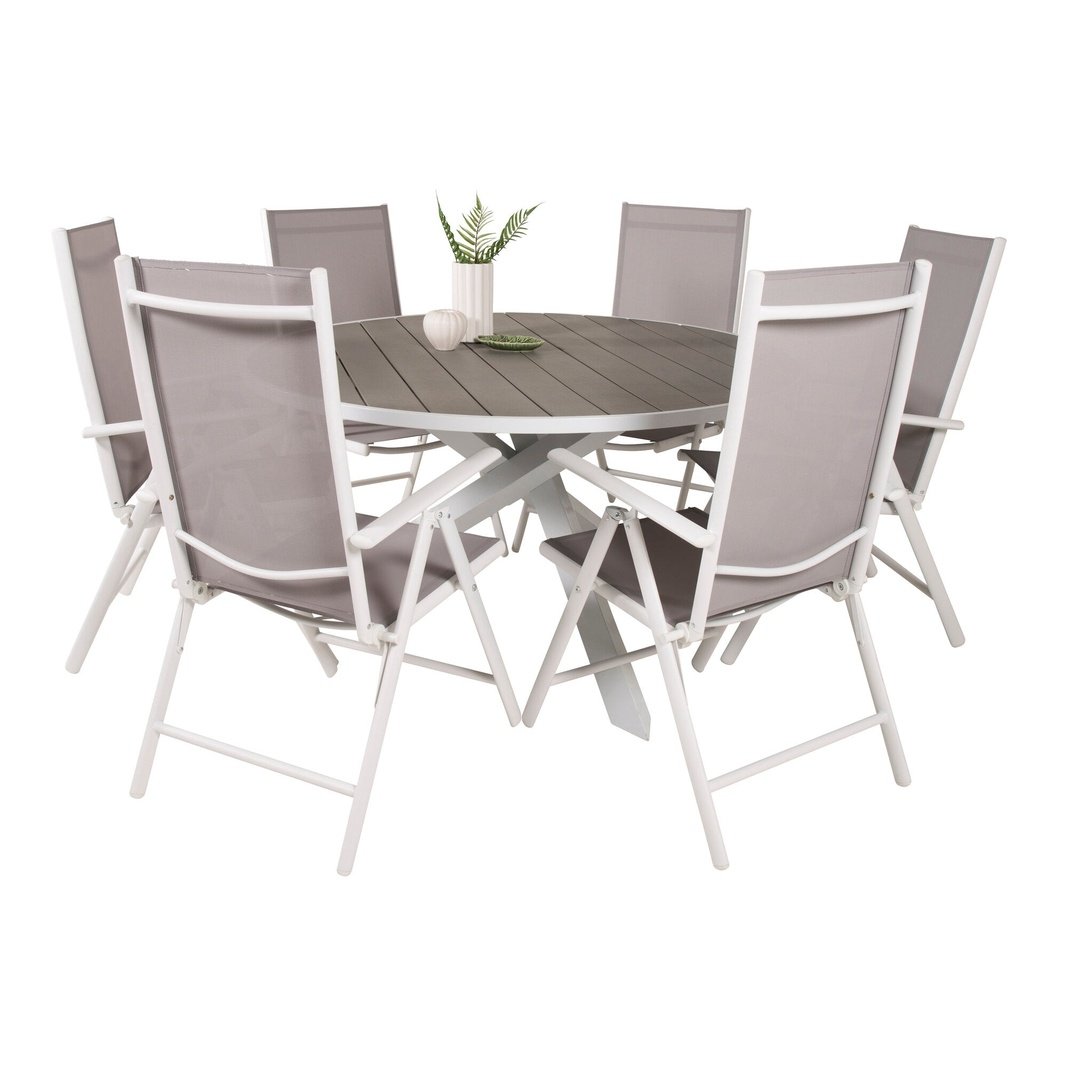 Parma Bord ø 140 + Break stoler Venture Design Spisegruppe