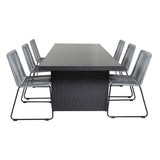 Padova Spisebord 200*100 + Lindos spisestoler / Venture Design Spisegruppe