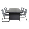 Padova Spisebord 200*100 + Lindos spisestoler / Venture Design Spisegruppe
