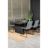 Padova Spisebord 200*100 + Lindos spisestoler / Venture Design Spisegruppe