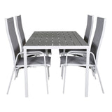 Break spisebord 150*90 + Copacabana Lenestol Venture Design Spisegruppe