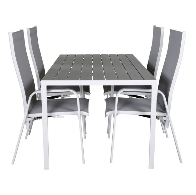 Break spisebord 150*90 + Copacabana Lenestol Venture Design Spisegruppe