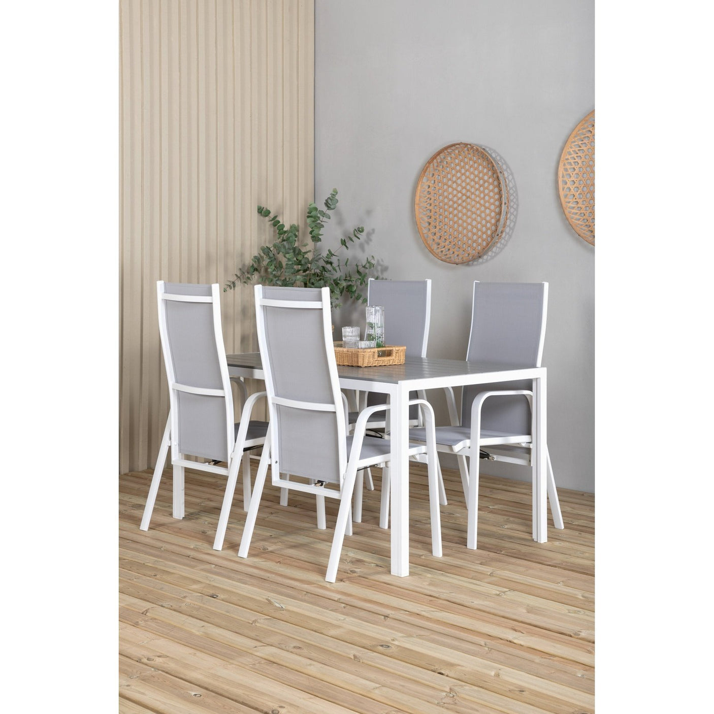 Break spisebord 150*90 + Copacabana Lenestol Venture Design Spisegruppe