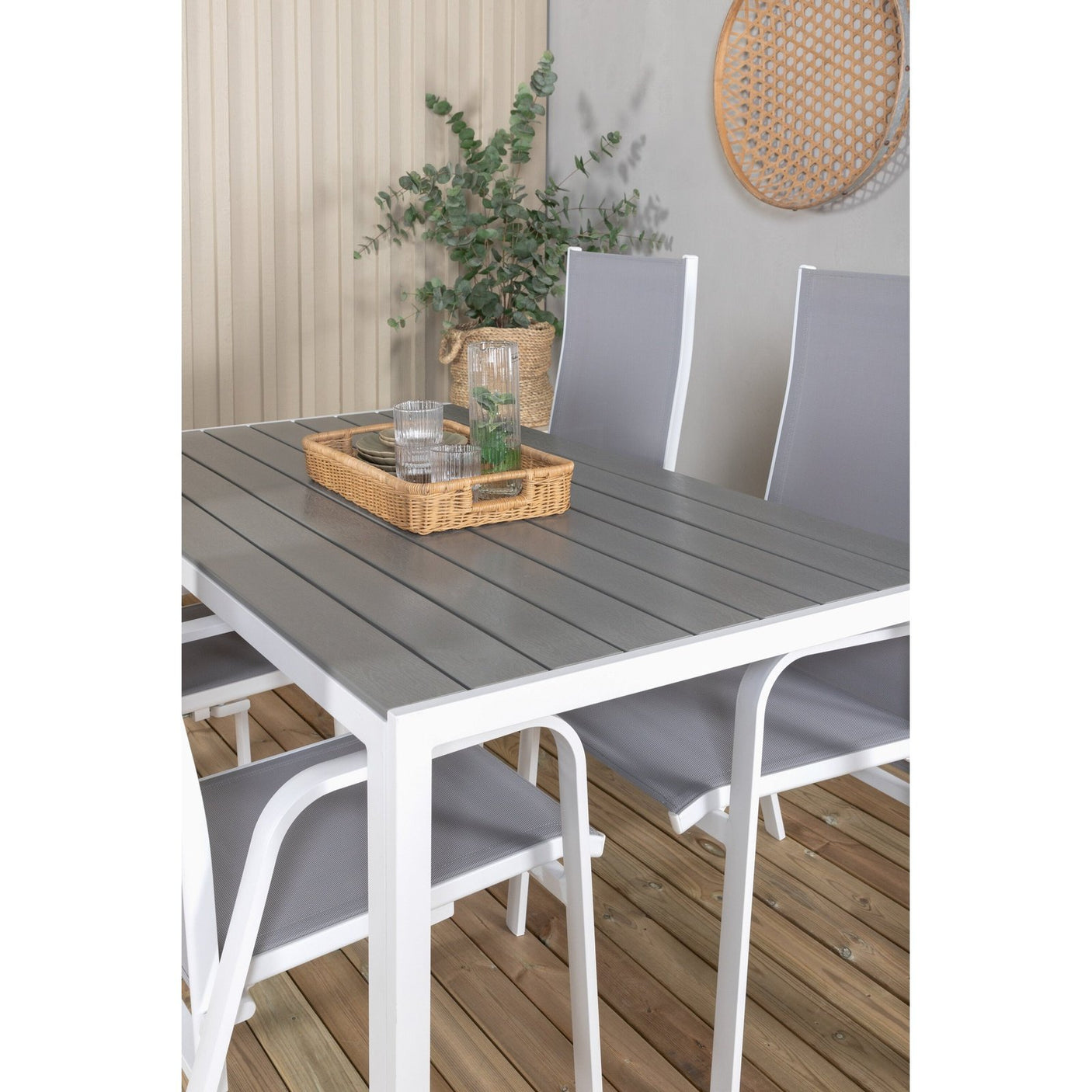 Break spisebord 150*90 + Copacabana Lenestol Venture Design Spisegruppe