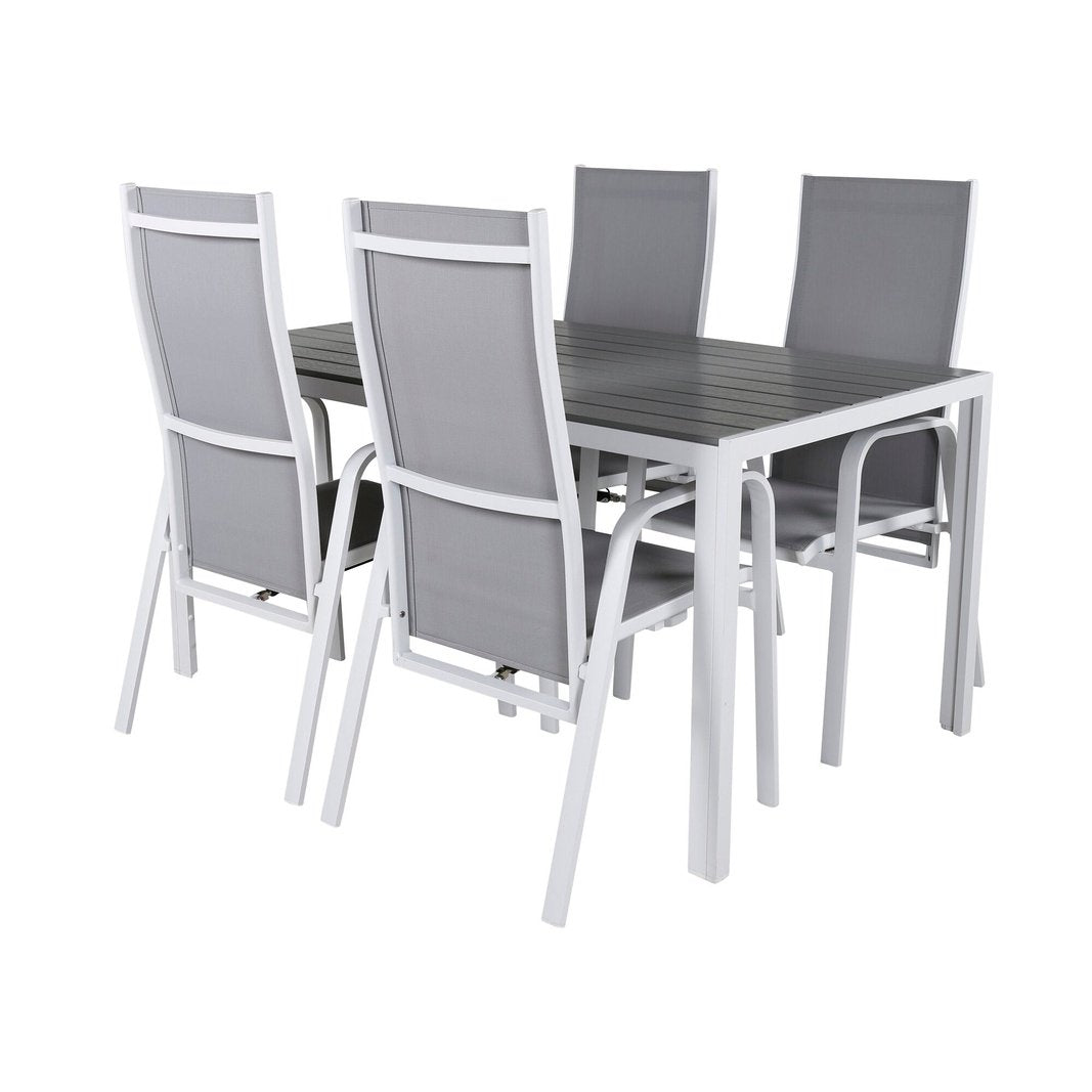 Break spisebord 150*90 + Copacabana Lenestol Venture Design Spisegruppe
