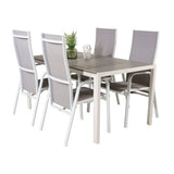 Break spisebord 150*90 + Copacabana Lenestol Venture Design Spisegruppe