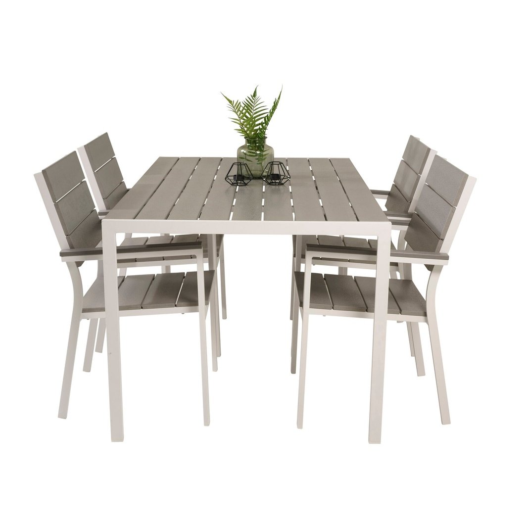 Break spisebord 150*90 + Levels stoler Venture Design Spisegruppe