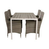 Break spisebord 150*90 + Malin Armstol med puter Venture Design Spisegruppe