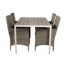 Break spisebord 150*90 + Malin Armstol med puter Venture Design Spisegruppe
