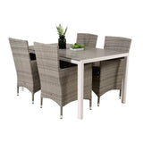 Break spisebord 150*90 + Malin Armstol med puter Venture Design Spisegruppe