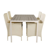Break Rectangular Dining Set Venture Design Spisegruppe