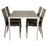 Break spisebord 150*90 + Anna Armstol Venture Design Spisegruppe