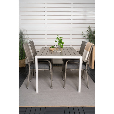 Break spisebord 150*90 + Anna Armstol Venture Design Spisegruppe