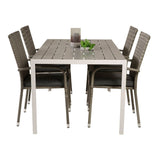 Break spisebord 150*90 + Anna Armstol Venture Design Spisegruppe