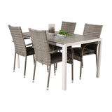 Break spisebord 150*90 + Anna Armstol Venture Design Spisegruppe