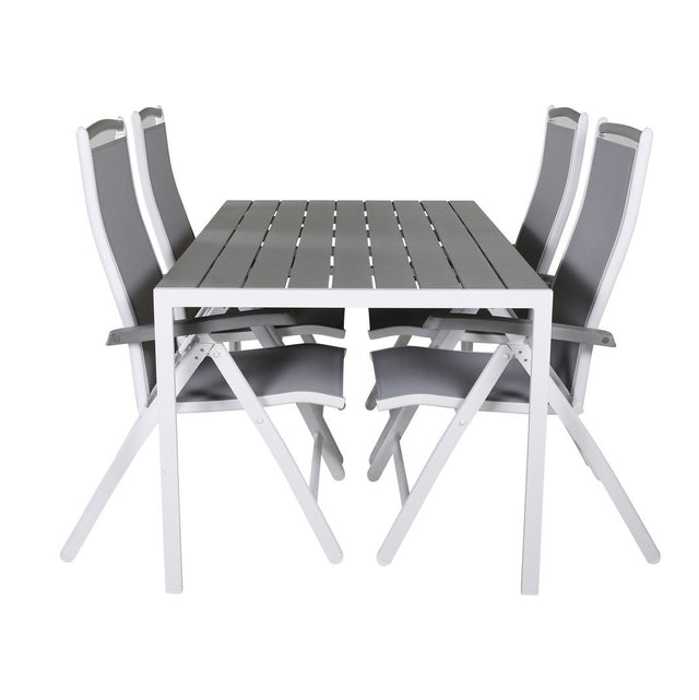 Break spisebord 150*90 + Albany stol Venture Design Spisegruppe