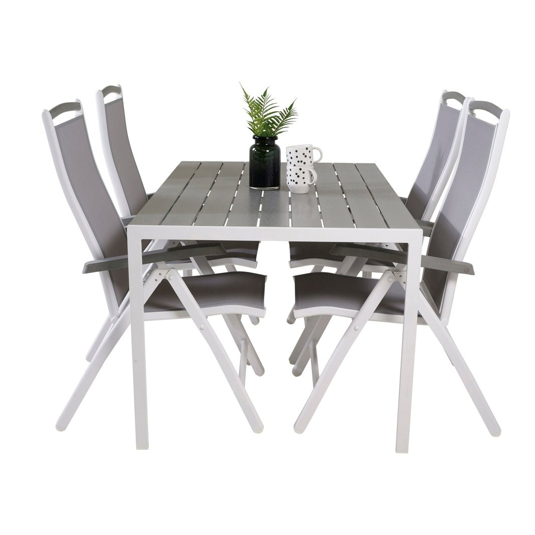 Break spisebord 150*90 + Albany stol Venture Design Spisegruppe