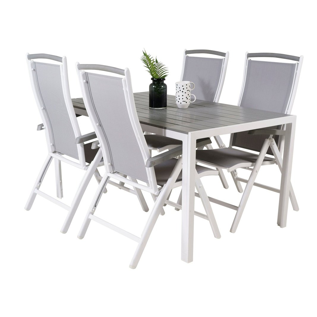 Break spisebord 150*90 + Albany stol Venture Design Spisegruppe