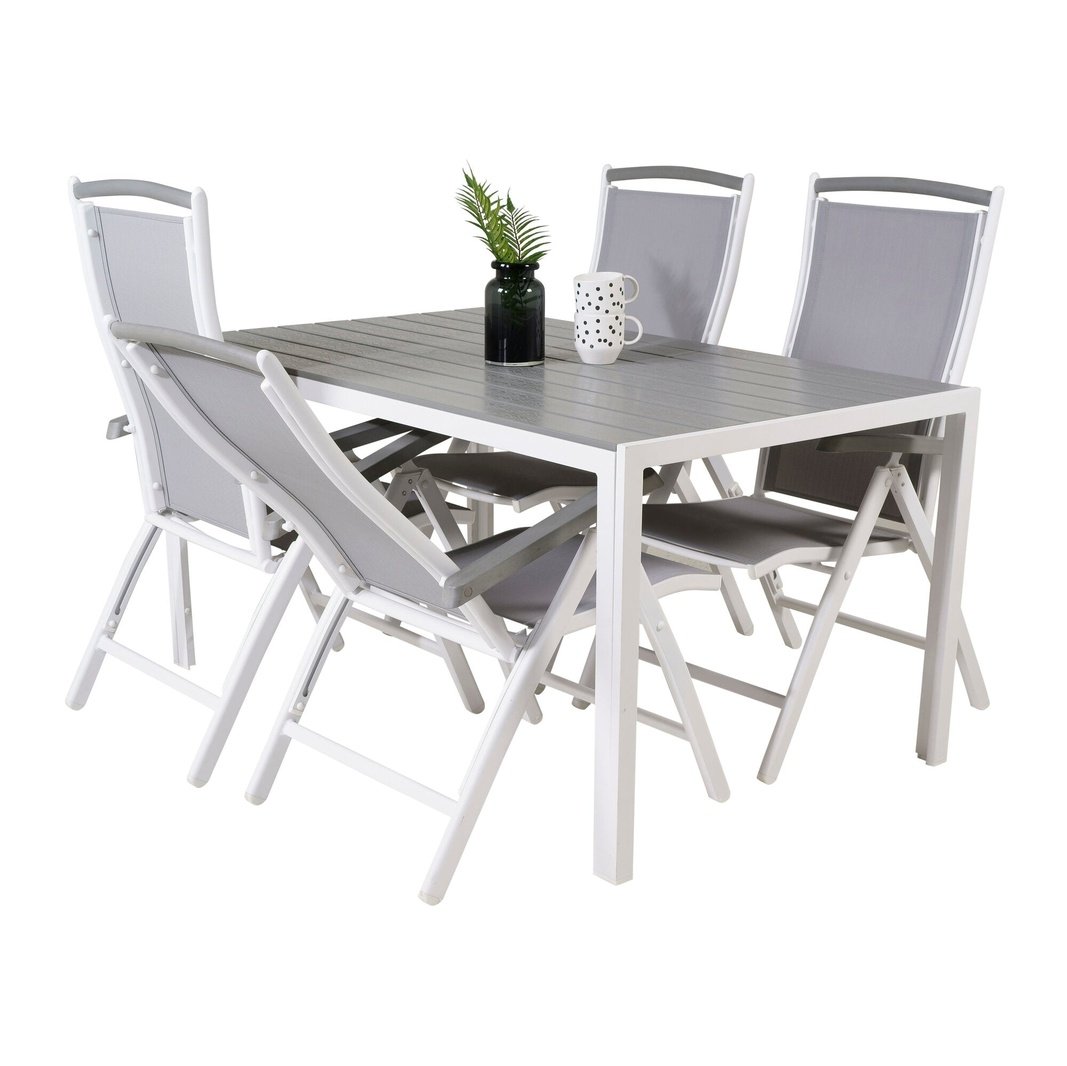 Break spisebord 150*90 + Albany stol Venture Design Spisegruppe