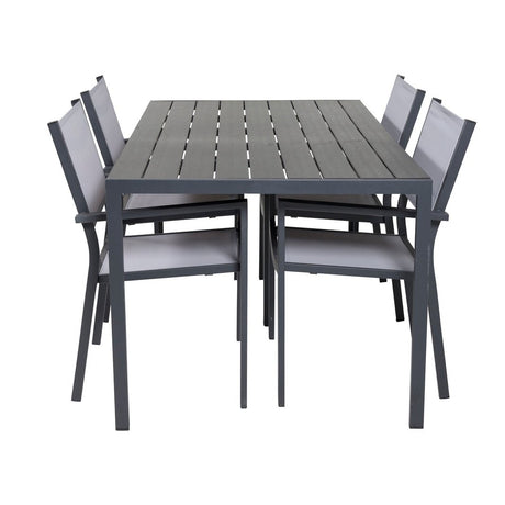 Break Dining Table 150*90 + Copacabana Lenestol Venture Design Spisegruppe