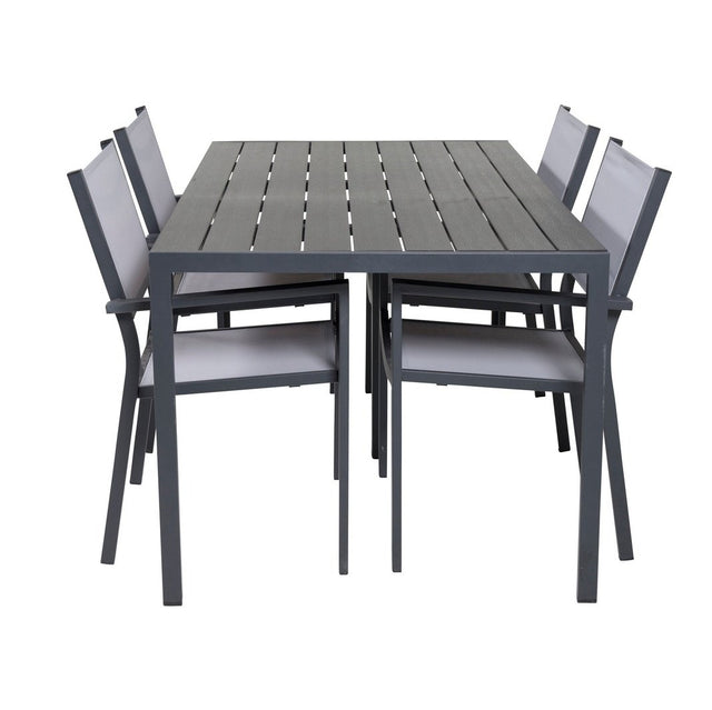 Break Dining Table 150*90 + Copacabana Lenestol Venture Design Spisegruppe