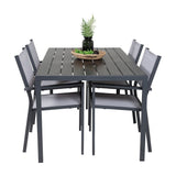Break Dining Table 150*90 + Copacabana Lenestol Venture Design Spisegruppe
