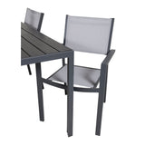 Break Dining Table 150*90 + Copacabana Lenestol Venture Design Spisegruppe